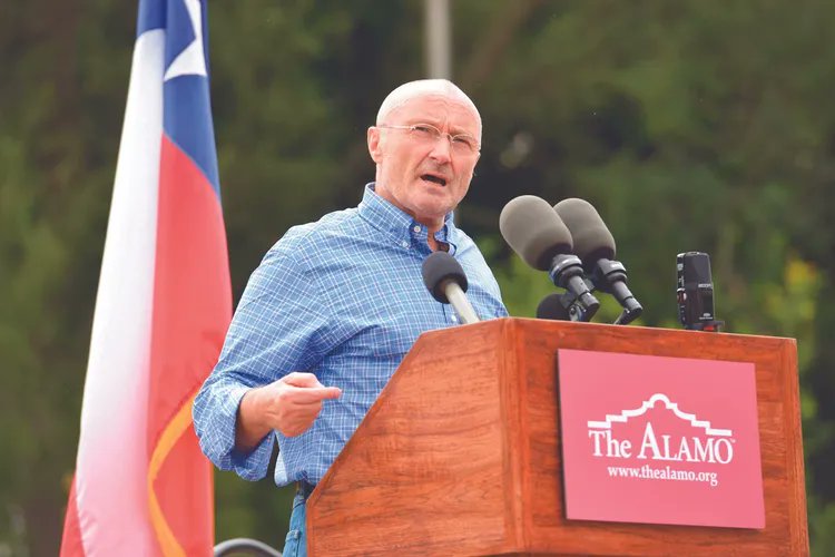 Phil Collins is an honorary Texan. Collins donated his collection of Alamo artefacts to the state of Texas in 2014. He has written a book about the Alamo and continues to promote the Alamo. #InterestingFacts #PhilCollins #TheAlamo