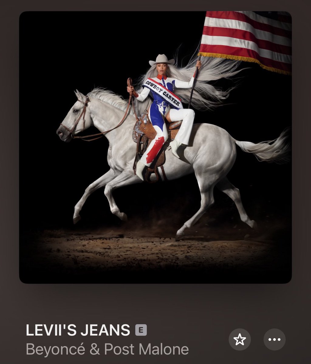 iAmTJJackson's tweet image. “Levii’s Jeans” is my favorite 🔥👖

#actii #COWBOYCARTER #LeviiJeans @PostMalone 🫡 🤠