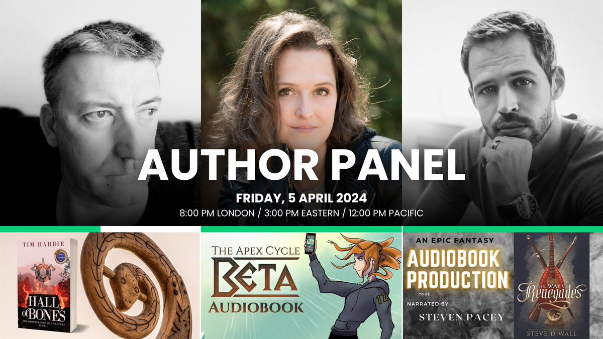🚨 AUDIOBOOK/KICKSTARTER LIVE Q&A!🚨 Feat. #SPFBO authors Tim Hardie, M.T. Zimny & Steve D. Wall. We'll cover what worked, what didn't, & what (if anything) they would do differently. 📅 Fri Apr 5: 8 PM UK / 3 PM ET / 12 PM PT (Sat Apr 6: 6 AM AEDT) 🔗: youtu.be/PY1w2ZBY3GU