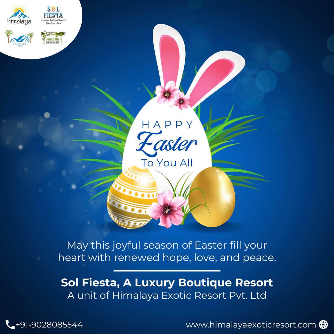 Wish you all a very Happy Easter

By Sol Fiesta Luxur Boutique Resort

.
.
.
.
.
#easter #happyeaster #eastersunday #easterbunny #eastereggs #easterweekend