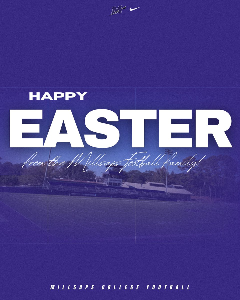 Happy Easter from your Millsaps Football family!