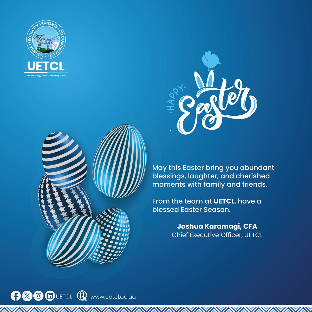 Wishing you a blessed #EasterHoliday.