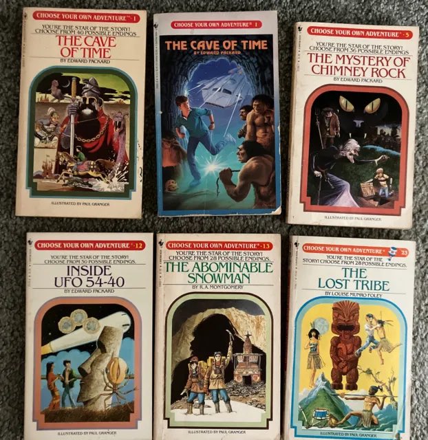 Who else read “Choose Your Own Adventure” books as a kid? I loved reading these, and even attempted to make a few of my own based on some my favorite franchises at the time. I wonder what kids would think of these today 🤔