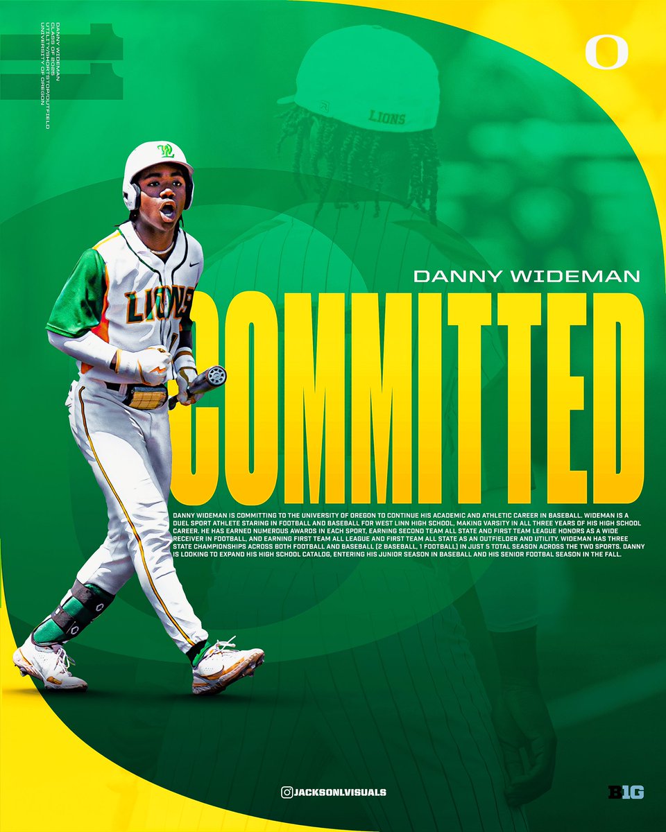 Blessed to announce that I will be continuing my academic and athletic career at the University of Oregon! I’d like to thank God for my talents, my family, coaches, friends, the community, and anyone else who help through the process. #GoDucks @JackMarder14 @PapaJoeMonahan