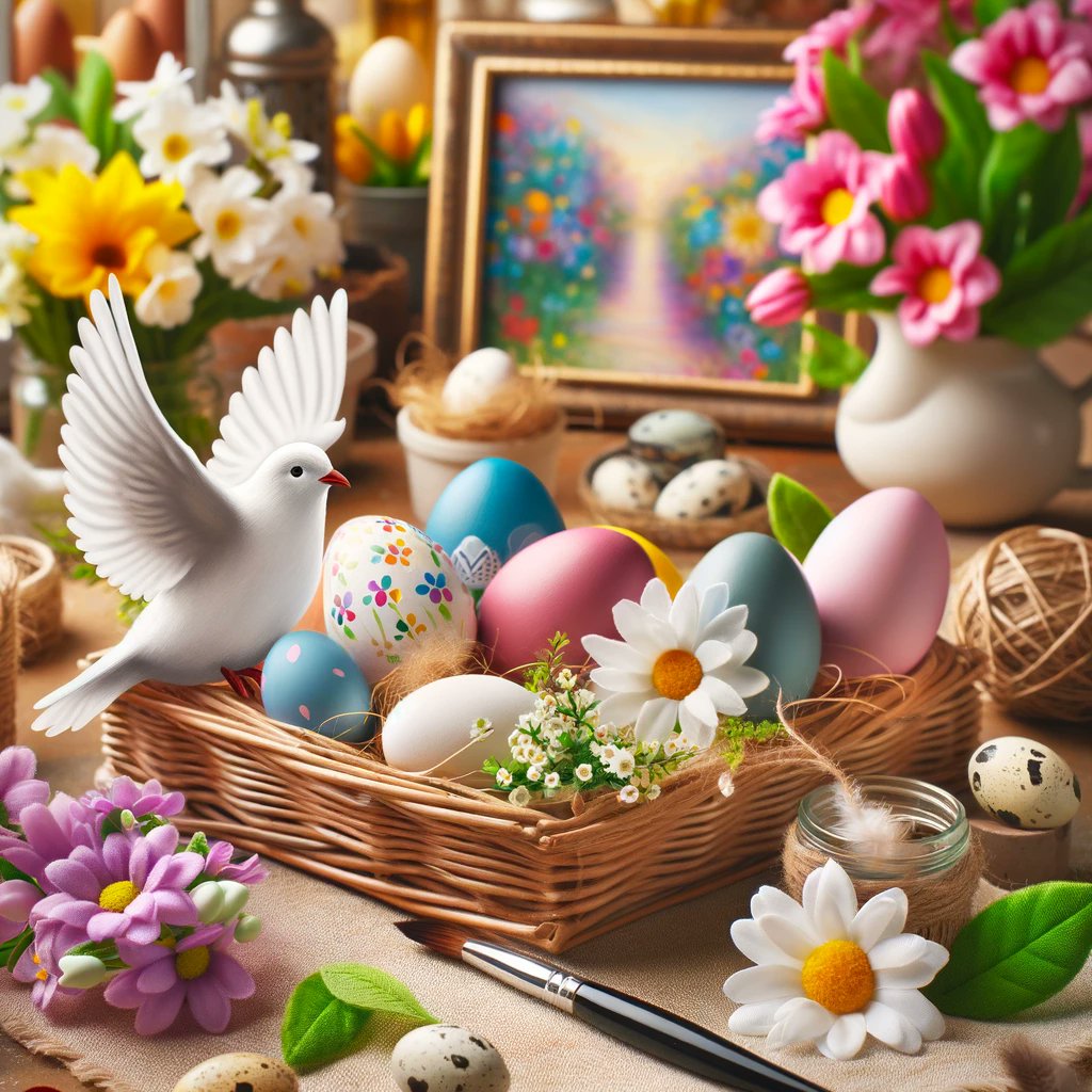 On Easter 🐣, may the spirit of renewal and hope 🌸 resonate everywhere. Let this day encourage us to unite in peace and harmony 🕊️. Wishing everyone a delightful and blessed Easter 🌷✨. #HappyEasterDay