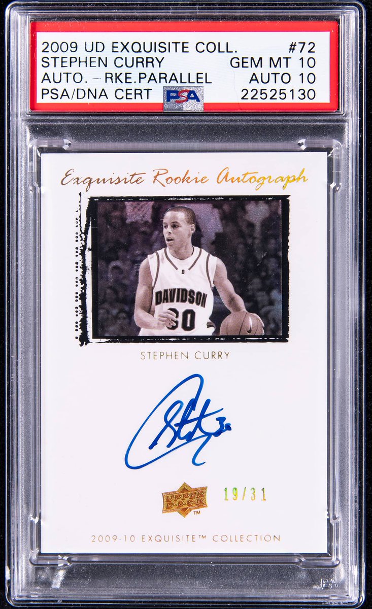 Final Sale Price: $124,440 🏀 Email sell@goldin.co to conisgn your @StephenCurry30 cards for one of our upcoming auctions 🤝