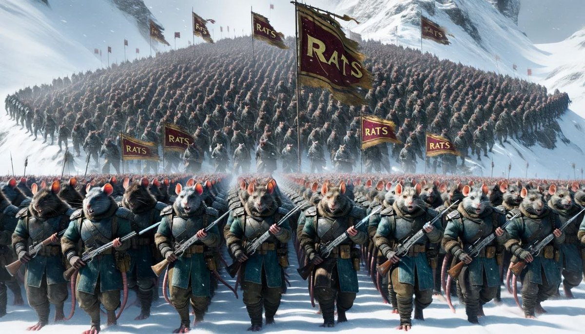 老鼠空军集结，准备吃肉#RATS