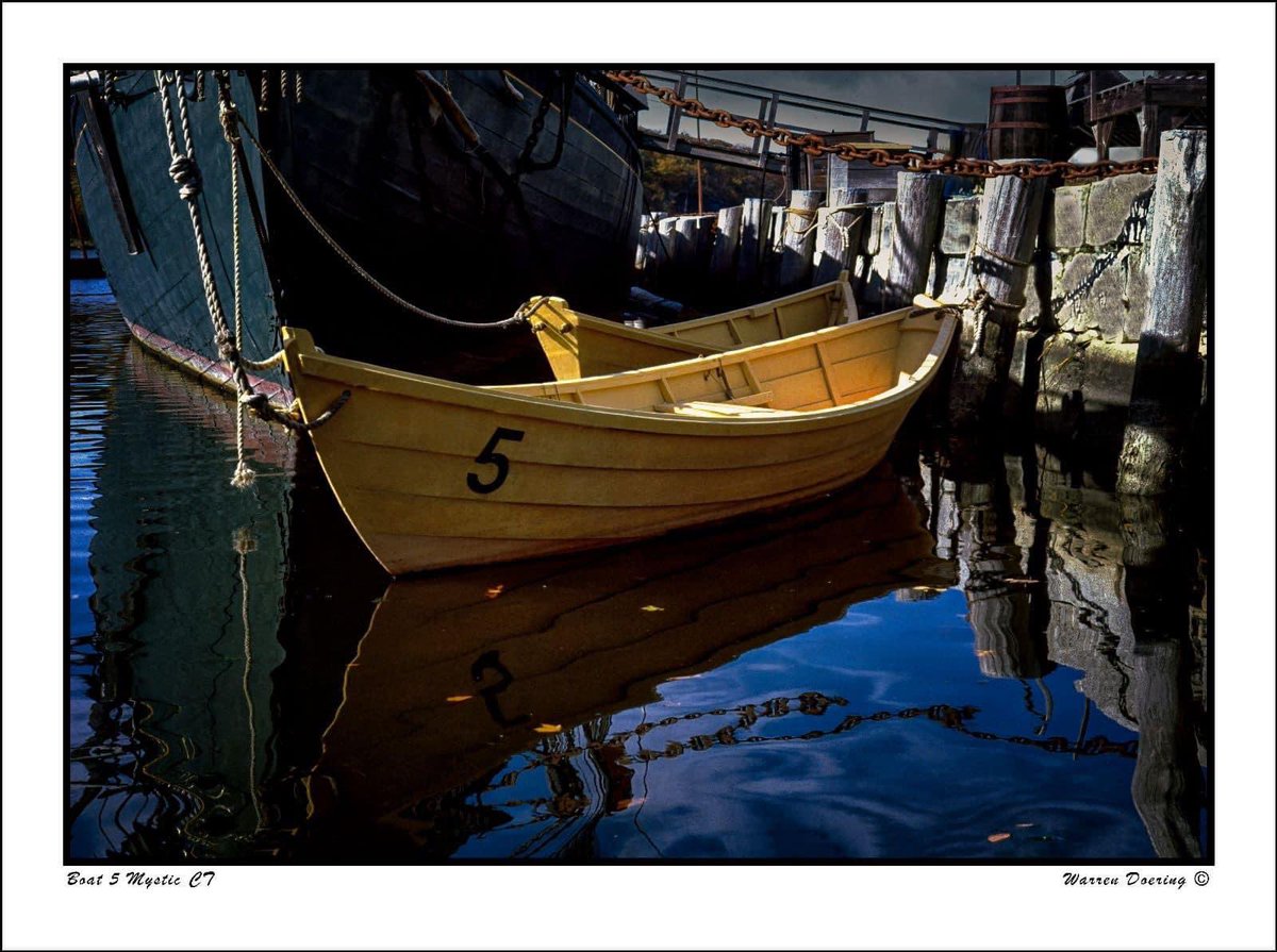 Reflections Mystic Seaport CT Ektachrome Film Nikon #Moored #Outdoors #BodyOfWater #Watercraft #Boat #photography #filmphotography #film #Ektachrome #reflection #water #mysticseaport #mystic_ct  #Film135mm #135mmfilm