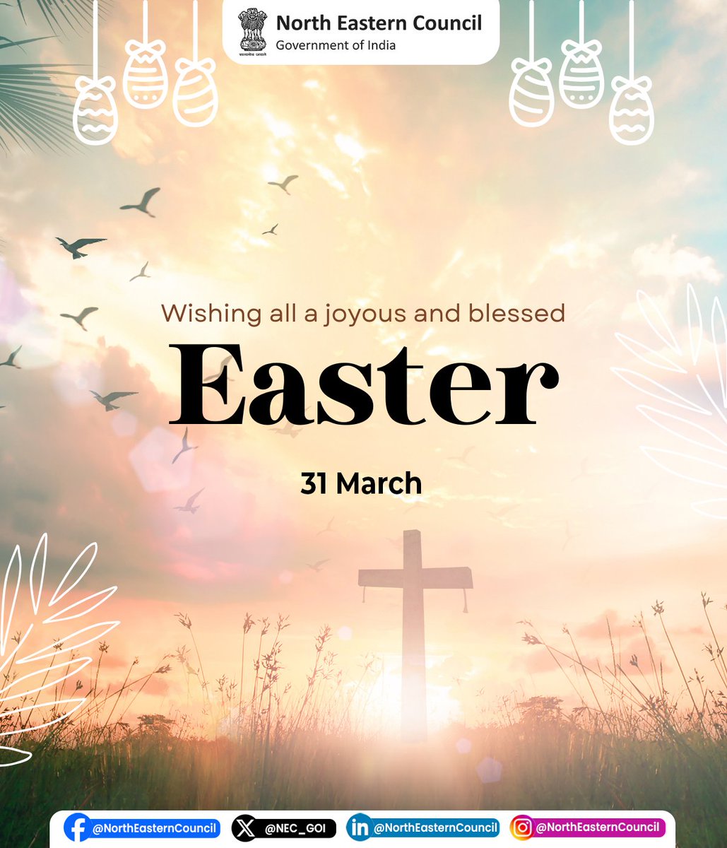 Sending our warmest greetings filled with love and joy this #Easter. May this day fill your hearts with love and your homes with blessings. #HappyEaster #easter2024 #EasterSunday