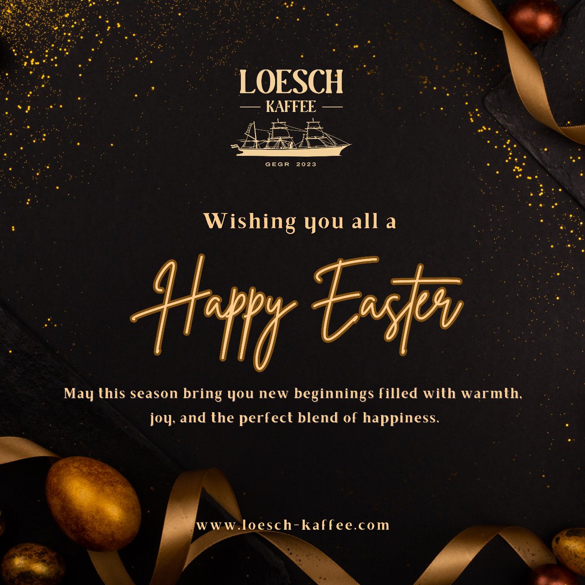 Raise a cup to #newbeginnings this Easter!

#HappyEaster #LoeschKaffee #CoffeeBliss #BrewingHappiness #Coffee #SipAndCelebrate #CoffeeLovers #Hanoi #Vietnam