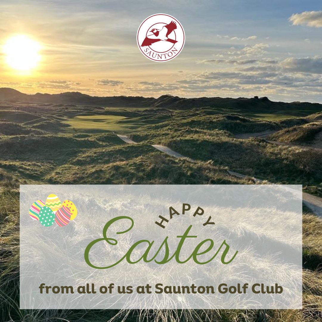 Happy Easter from all of us at Saunton Golf Club 🐣 #SauntonGolfClub