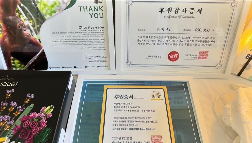 1998_CHS's tweet photo. Being the sweetest, Hyeseon also posted our gifts for her on her Instagram. 💕

We can't be more grateful for everyone who has participated and has helped us to make this project happen! 💚 

#ChoiHyeseon #최혜선 https://t.co/k8eEMYsnpD