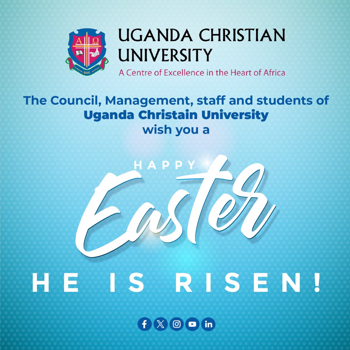 He is Risen! Happy Easter from us.
