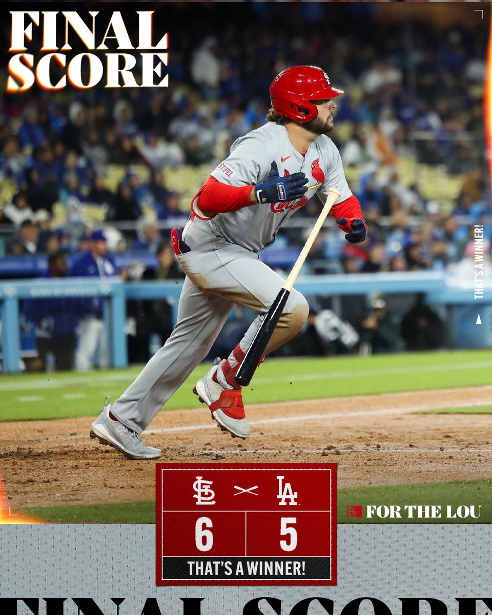 Cardinals's tweet image. Goodnight and THAT&apos;S A WINNER!!

#ForTheLou