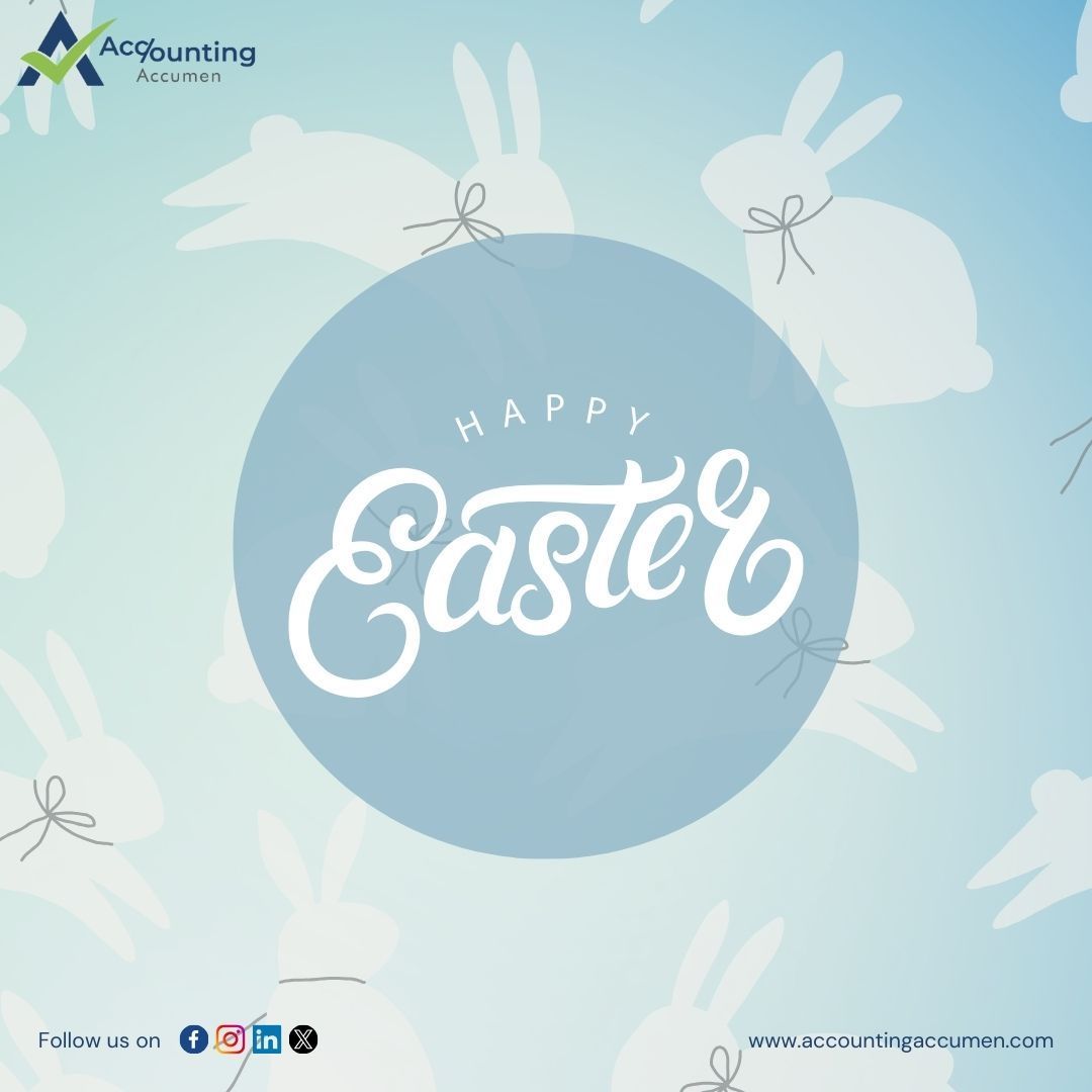 Wishing everyone a joyful Easter filled with love, peace, and the warmth of spring! 🐣🌸 May this season bring you renewal and happiness. #happyeaster #SpringRenewal #accountingaccumen