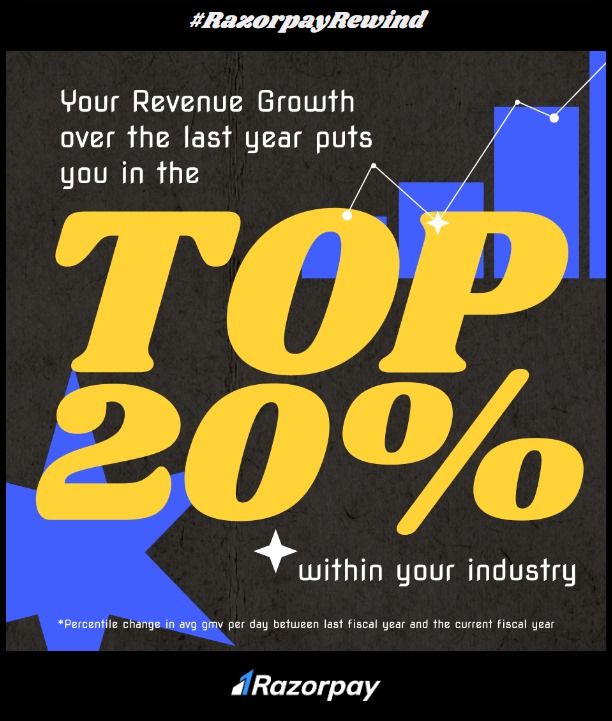MolikPagaria's tweet photo. Here is https://t.co/YWBeLEESrB's Financial Year Rewind 2023-24

Powered by @Razorpay #RazorpayRewind https://t.co/2TDzPSNbAX