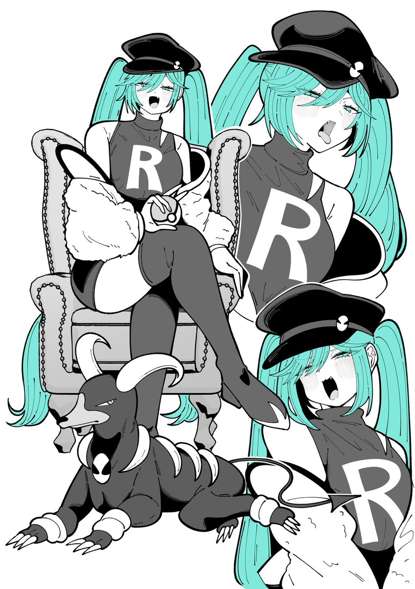 ミクさんも描いた
#今月描いた絵を晒そう 