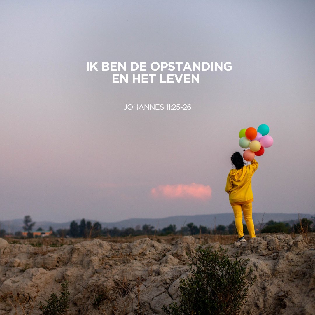 ☀️ Jezus zei: "Ik ben de opstanding en het leven. Wie in Mij gelooft zal leven, ook wanneer hij sterft, en ieder die leeft en in Mij gelooft zal nooit sterven."

💛 Wij wensen jullie een gezegend en vrolijk Pasen toe!

#Pasen2024 #Pasen

📷 Esperanza (19) uit Bolivia