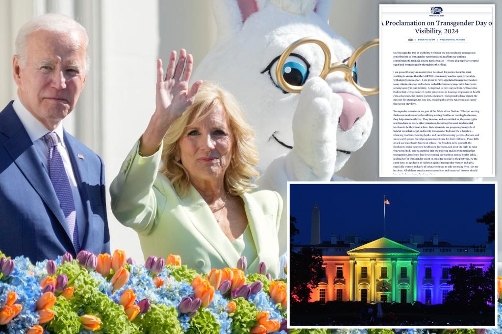 Biden declares Easter Sunday as ‘Transgender Day of Visibility’ trib.al/lV331cA