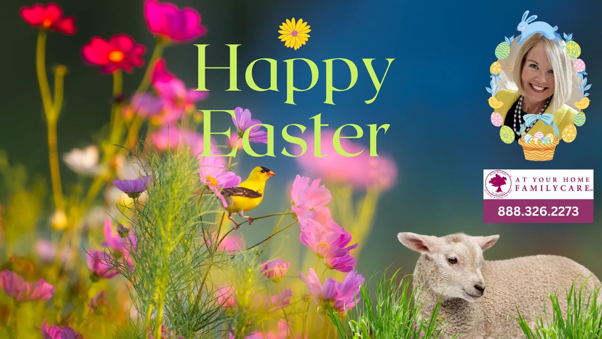 Joy, hope and blessings this Easter! Celebrate eternal life

#easter #LaurieEdwardsTate #atyourhomefamilycare #healthyliving #livingyourbestlife