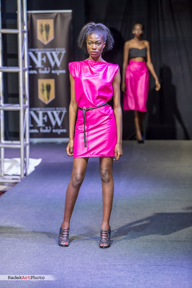 From the Nairobi Fashion Week archives. This vibrant ensemble from DYC Inc Photography: Radek Art Photo #TBT #2014Fashion #fashionthrowback #runwaymodel#runwayready #africanfashion #nairobifashion #fashionweek