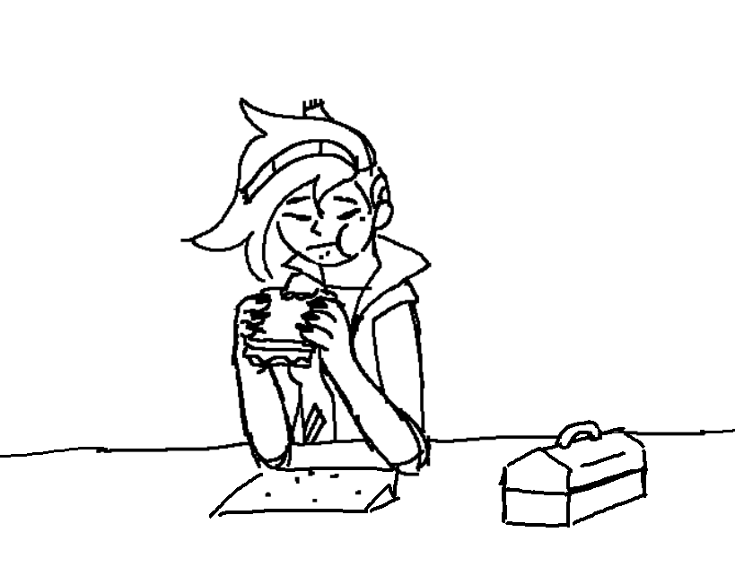 Libraryofcharac's tweet image. #Libraryfools 4pm!

Sombra eating a sandwich...
...It was a request...
Anyway
#Aprilfools2024 #sombraoverwatch #overwatchfanart