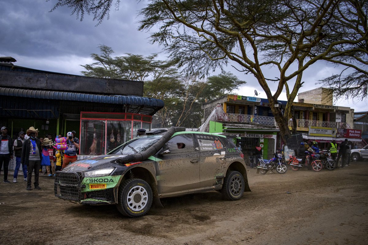 🇰🇪#RallyKenya🇰🇪 SS1️⃣4️⃣ 1. GREENSMITH - 06:37.3 2. Solberg +6.5 3. Kajetanowicz +18.5 4. Patel +26.5 5. Munster +32.0