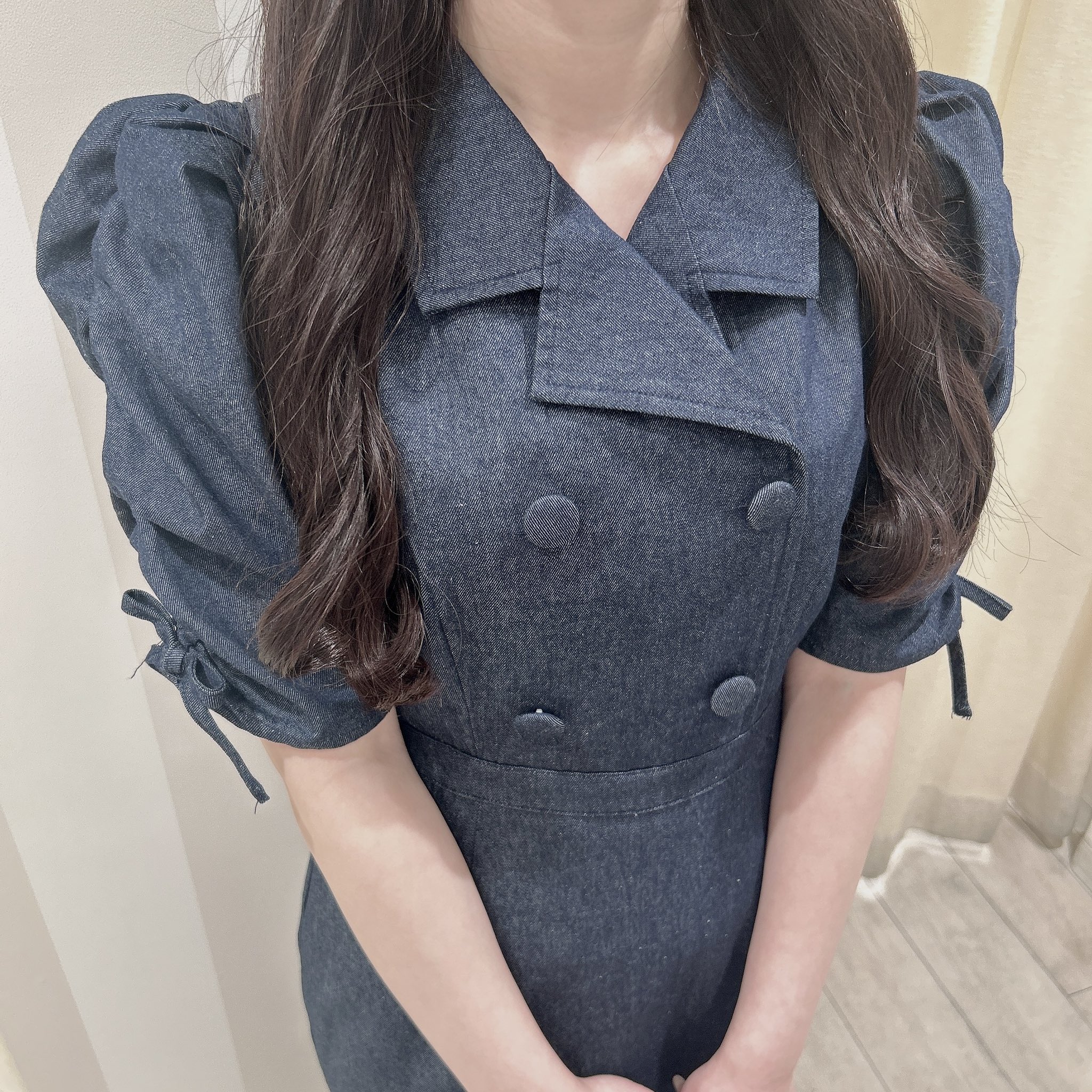 evelyn 開襟マーメイドop evelyn 開襟マーメイドOP - メルカリ