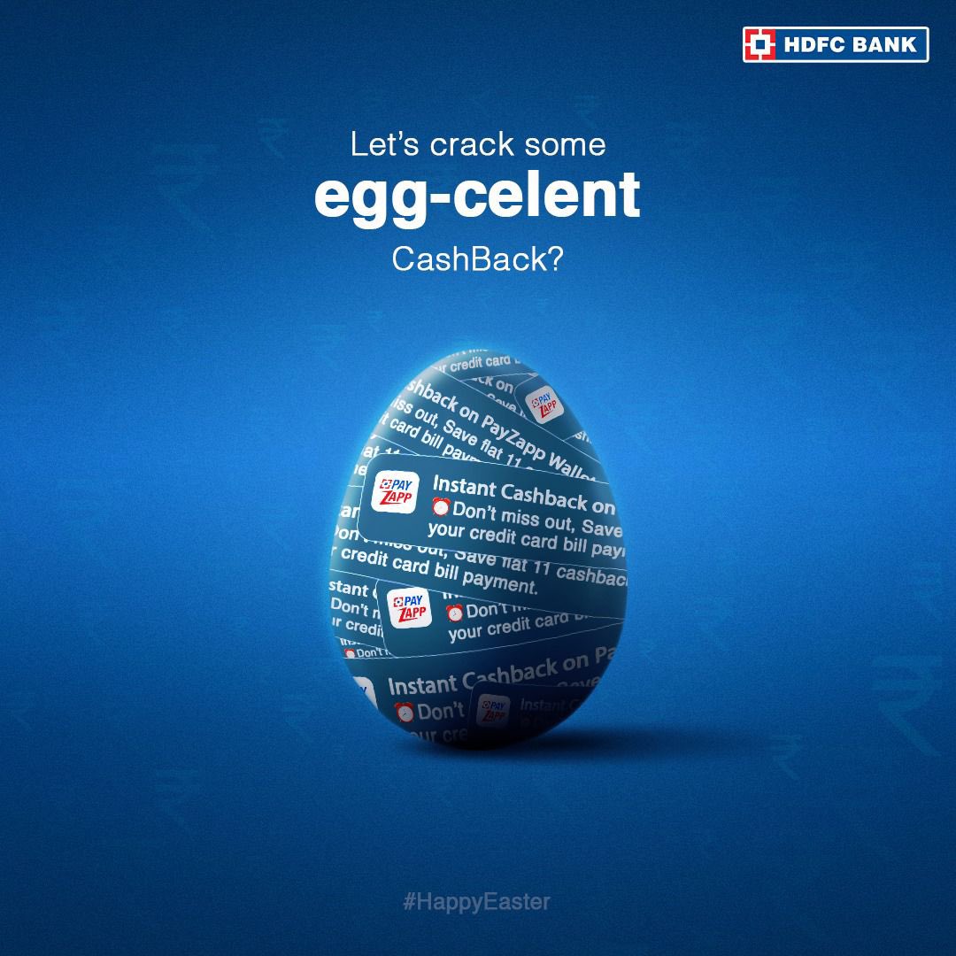 With payzapp, earn egg-stra cashbacks daily #Easter #HappyEaster