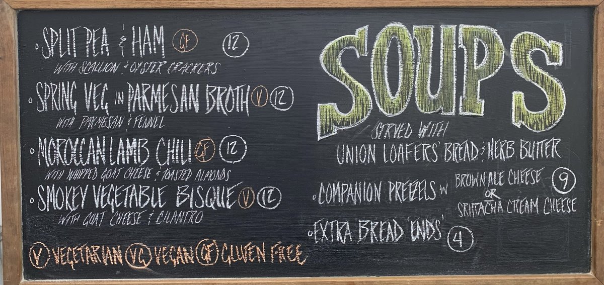 Soup Sunday on Easter Sunday! Let’s get your soup on. Open at 12 pm!