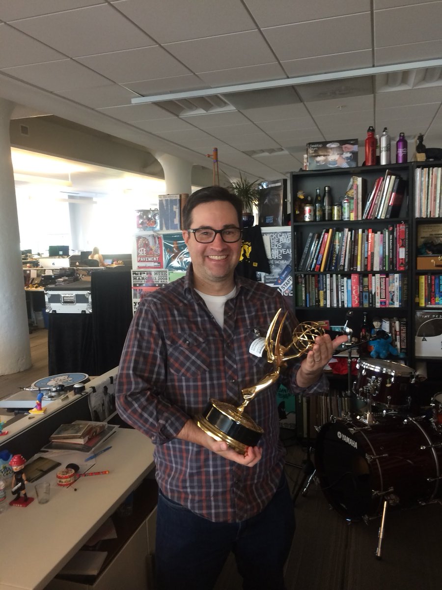 In honor of tonight's #SNL sketch about NPR's Tiny Desk Concerts, here's proof I actually visited the set. (Thanks to @idislikestephen for showing me around.)