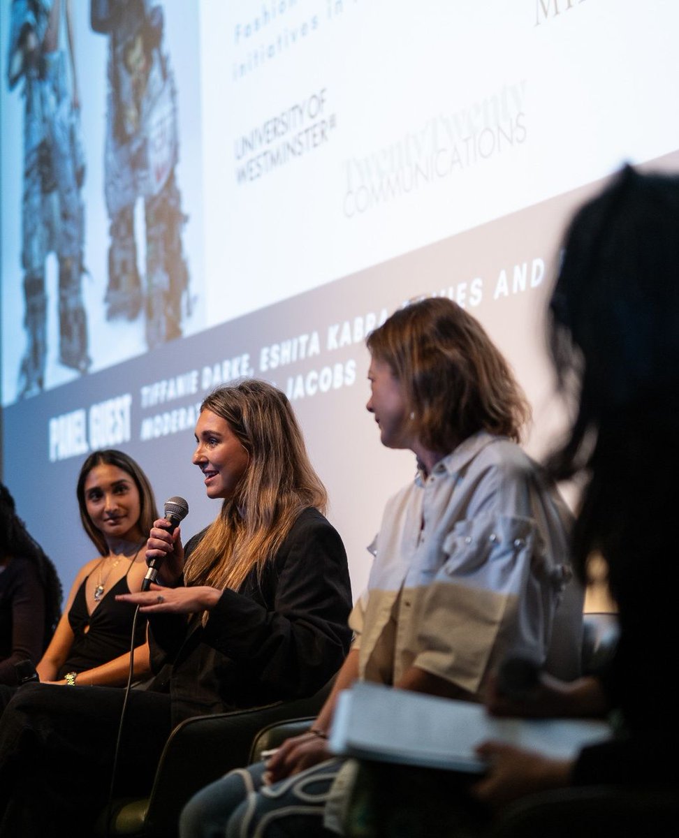 It was such a pleasure to spend an evening with fashion insiders: @tiffdarke, @efrata_tadesse and @arentyoueshita , @beljacobs_com , and discuss sustainability initiatives in the fashion industry today! #fashionreimagined #fanfarelabel #WomensEmpowerment #sustainability