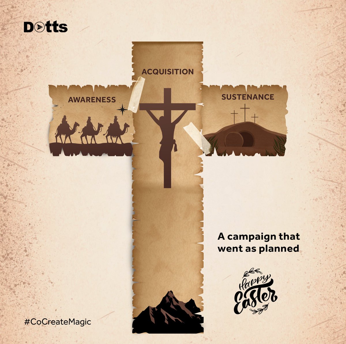 Your salvation was the brief and till date, He is still converting. 💯 Happy Easter. 🎊 #Easter2024 #HappyEaster #Campaign #Easter #Brief #Creatives #AdvertisingAgency #DottsMediaHouse #CoCreateMagic #DMH