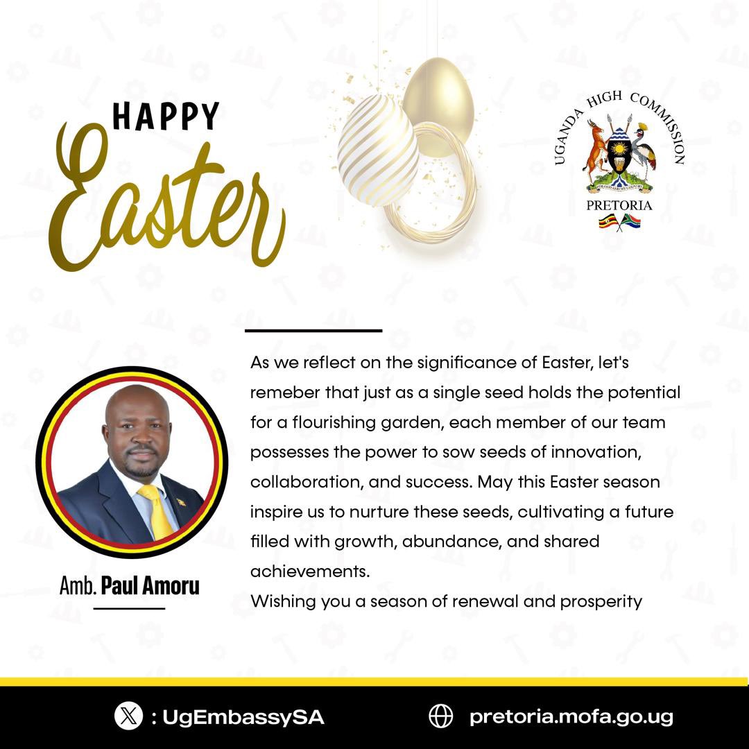 As we celebrate this Easter season I wish you and your loved one blessed celebrations. May the joy of the resurrection fill your hearts with hope and happiness. #EasterBlessings