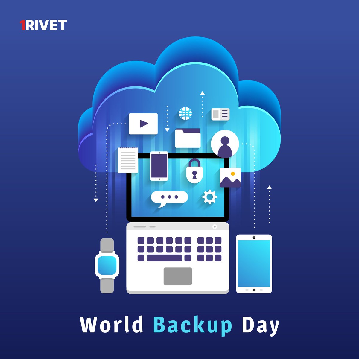 We wield the power in this digital world with all our precious and significant information backed up safely and securely. Let's pledge to safeguard our digital treasures on this World Backup Day. ​

#1Rivetfamily #1rivetindia #worldbackupday2024 #digitalmemories