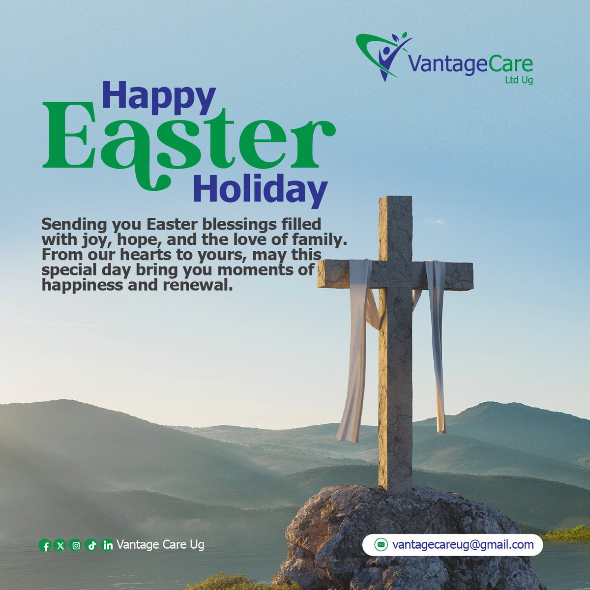 VantageUg's tweet photo. Happy Easter!
#VantageCare
#CaringTogether
#AgingWithGrace
#CareBeyondBoundaries https://t.co/StMVWaVFQs
