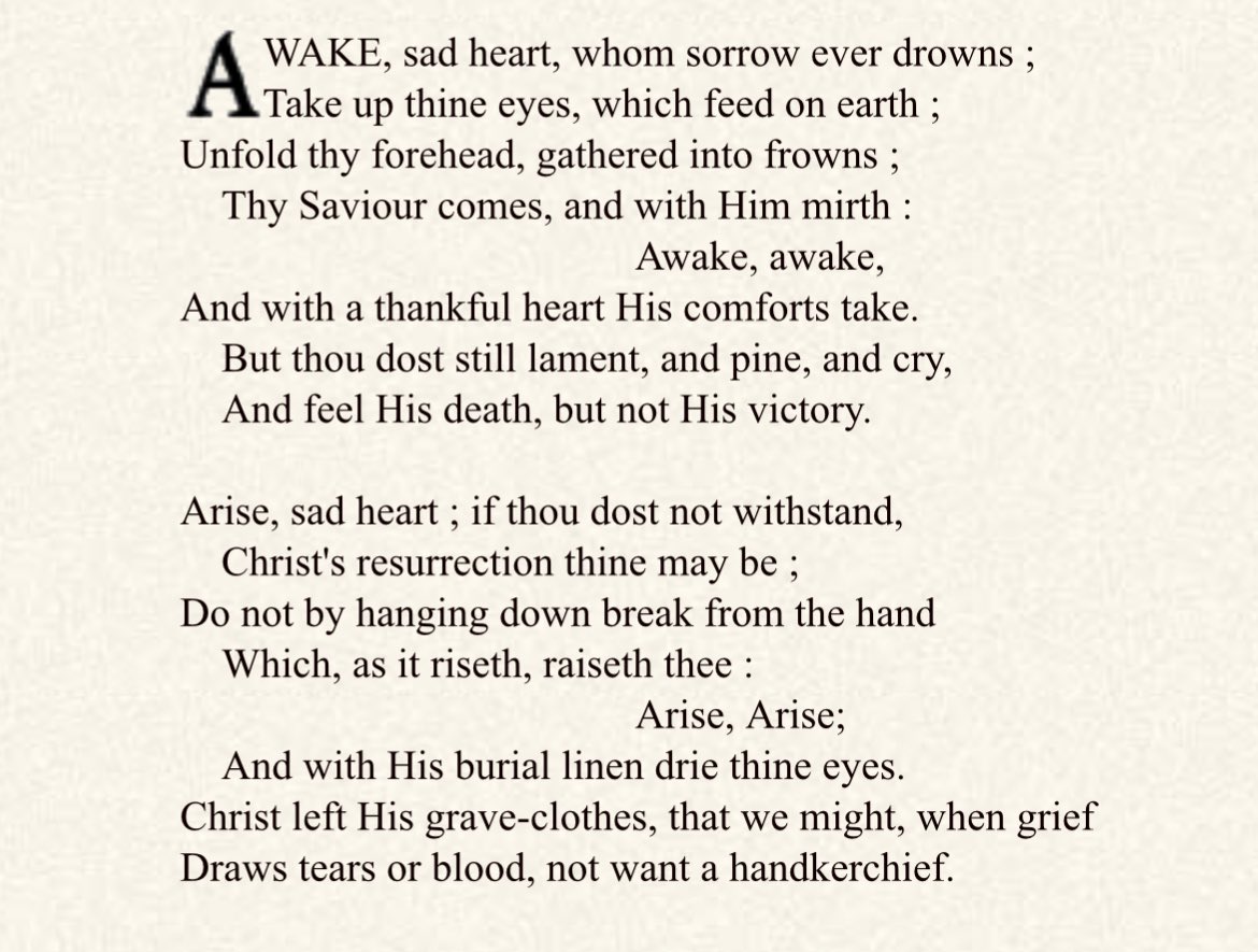 Χριστός ἀνέστη! Wishing you all a very happy and peace filled Easter. The Dawning by George Herbert: