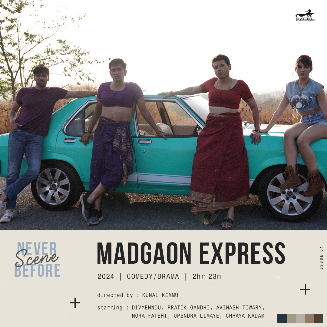 excelmovies's tweet photo. Behind the madness of #MadgaonExpress, in cinemas now. #NeverSceneBefore

@divyenndu @pratikg80 @avinashtiw85 @norafatehi @Upendralimaye @CKadam24187 @kunalkemmu @ritesh_sid @FarOutAkhtar @roo_cha @J10kassim @vishalrr #Olly @adilafsar @chouhanmanoj82 @ZeeMusicCompany @AAFilmsIndia