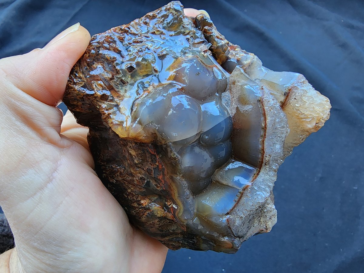 Many formations in one. Nice combination.
#agate #tubeagate #Crystal #Collectibles #agatecollector #lapidary #stickagate #Geology #geologyrock #mineralspecimen #rocks #rockhound #rocksandminerals #naturalhistory #natural #naturelovers #NatureBeauty #petrology #Gems