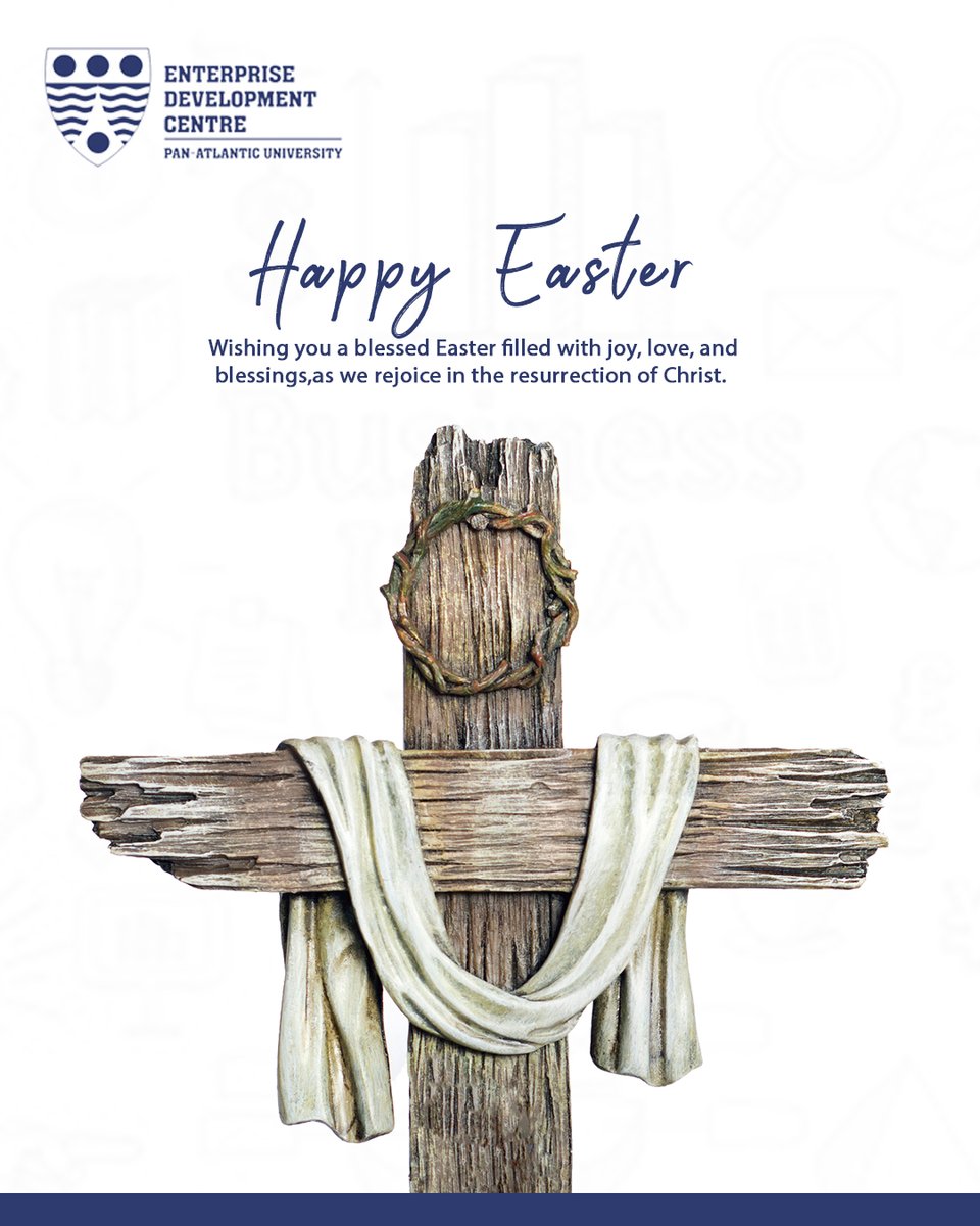 Wishing you a blessed Easter filled with joy, love, and blessings, as we celebrate the resurrection of Christ. Happy Easter from all of us at Enterprise Development Centre! 🌟 #EasterBlessings #JoyfulEaster #ResurrectionCelebration #LoveAndLight 🕊️