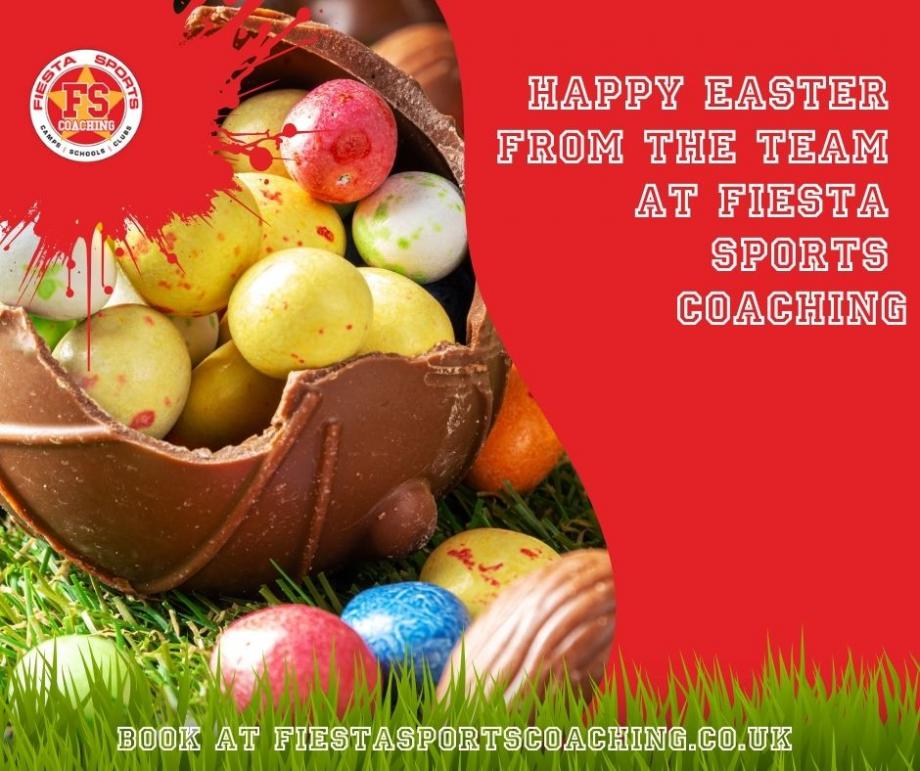 We would like to wish you and your family a wonderful Easter Sunday from the team at Fiesta Sports Coaching.

Happy Egg Hunting!

#rothwell #desborough #kettering #loatlandsdesborough #rothwellschools #nasebyprimaryschool #millbrookschool #havelockschool #rushtonprimaryschool ...