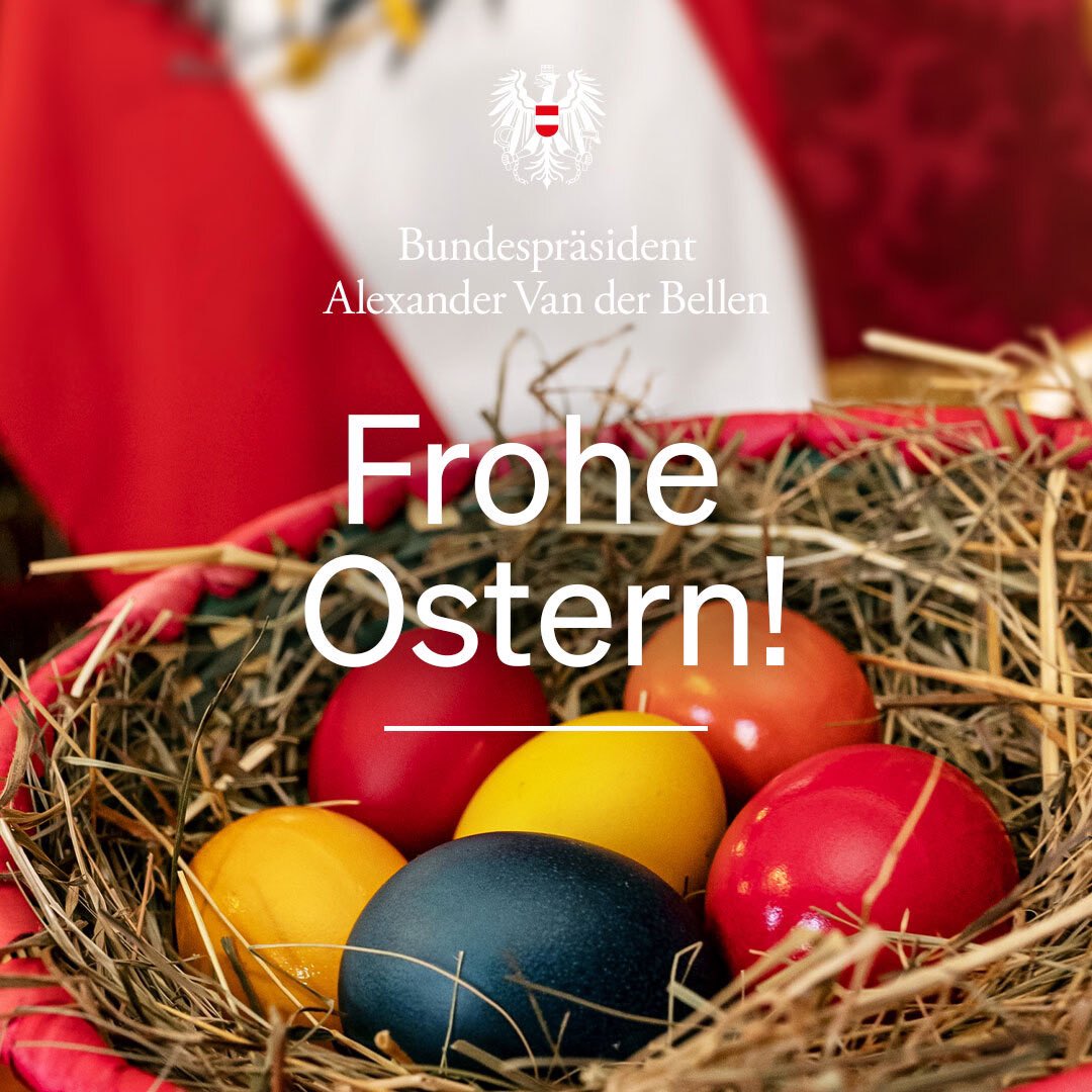 Ich wünsche Ihnen, Ihrer Familie und Ihren Liebsten ein schönes Osterfest – ein Fest der Hoffnung – und erholsame Feiertage! (vdb)
