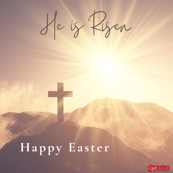 HAPPY EASTER from all of us at Boxer! ✝️