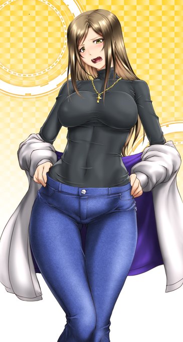 #みんなの描いたぴっちりが見たい
 #向井拓海
乳比べ(セルフ) 