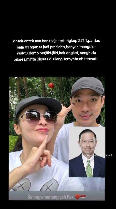 Hahaha 😂 ini asli setelah pencoblosan pilih sapa ndruunn 😁😁😂