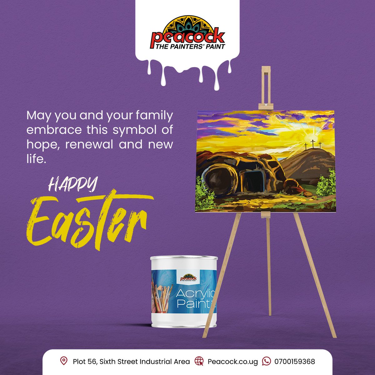 To our Peacock family and customers, have a blessed Easter Sunday. 🤗
#HappyEaster
#PeacockPaints #ThePaintersPaint