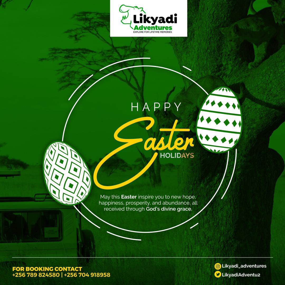 Happy Easter from us at Likyadi Adventures to you all. #HappyEaster #EasterHolidays