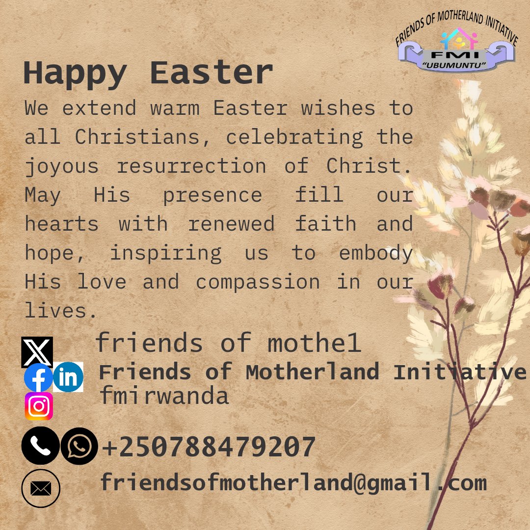 Happy Easter to you All!
@GisagaraDistr 
@GISAGARAYEGO 
@JRutaburingoga 
@NARwanda 
@RwandaSouth 
@VSO_Intl 
@WorldVision 
@WorldConnectUS