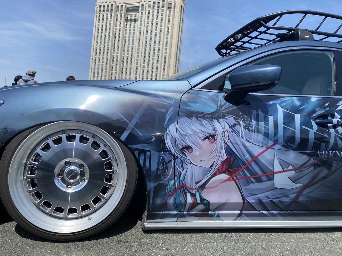 tyan__yama's tweet photo. 痛車天国楽しかったー！！！
アークナイツ痛車は最高ですわ https://t.co/D1aGOOBVxr