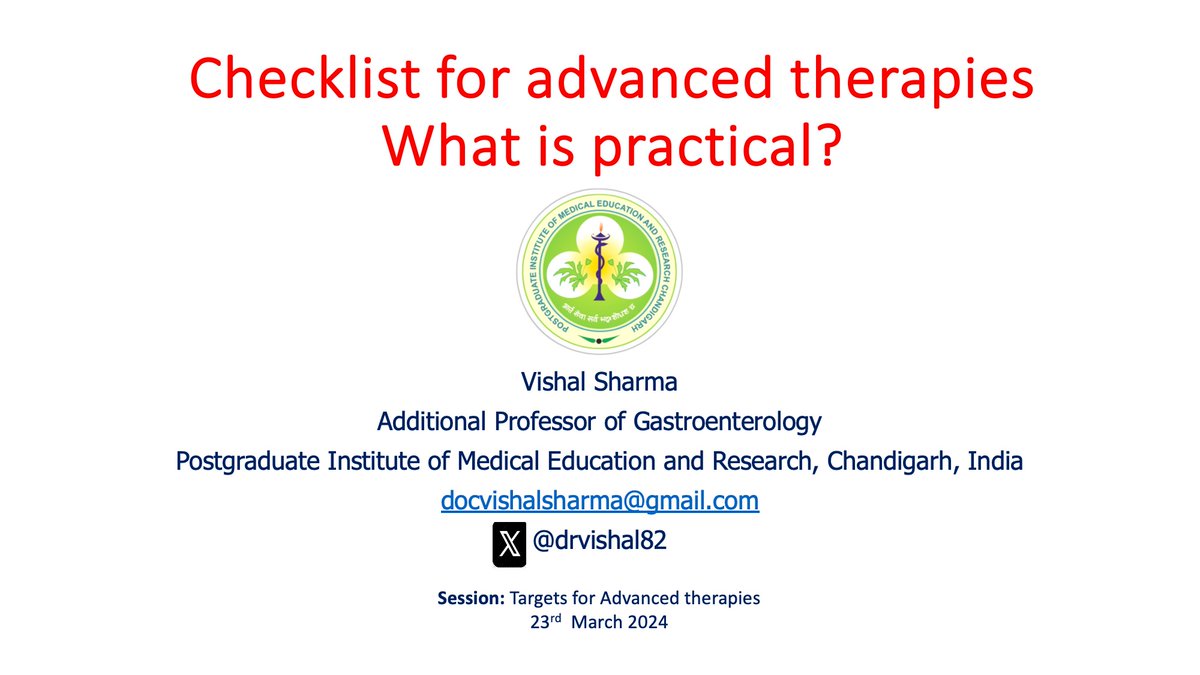 1/n Tweetorial on Checklist for advanced therapies  for inflammatory bowel disease 

Here is what I summarized. Credits to @Bealoquebea and @avstmd as I used some of their tweets for this presentation. I am sure there are areas of uncertainty, please do share your thought